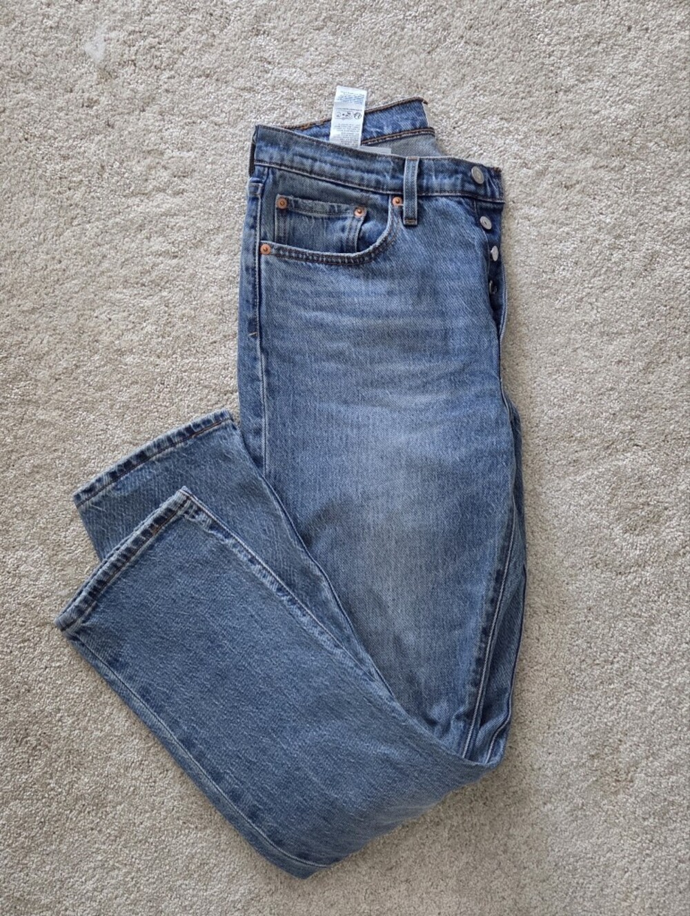 Women's Levi's Light Blue Denim 501® Original Jeans